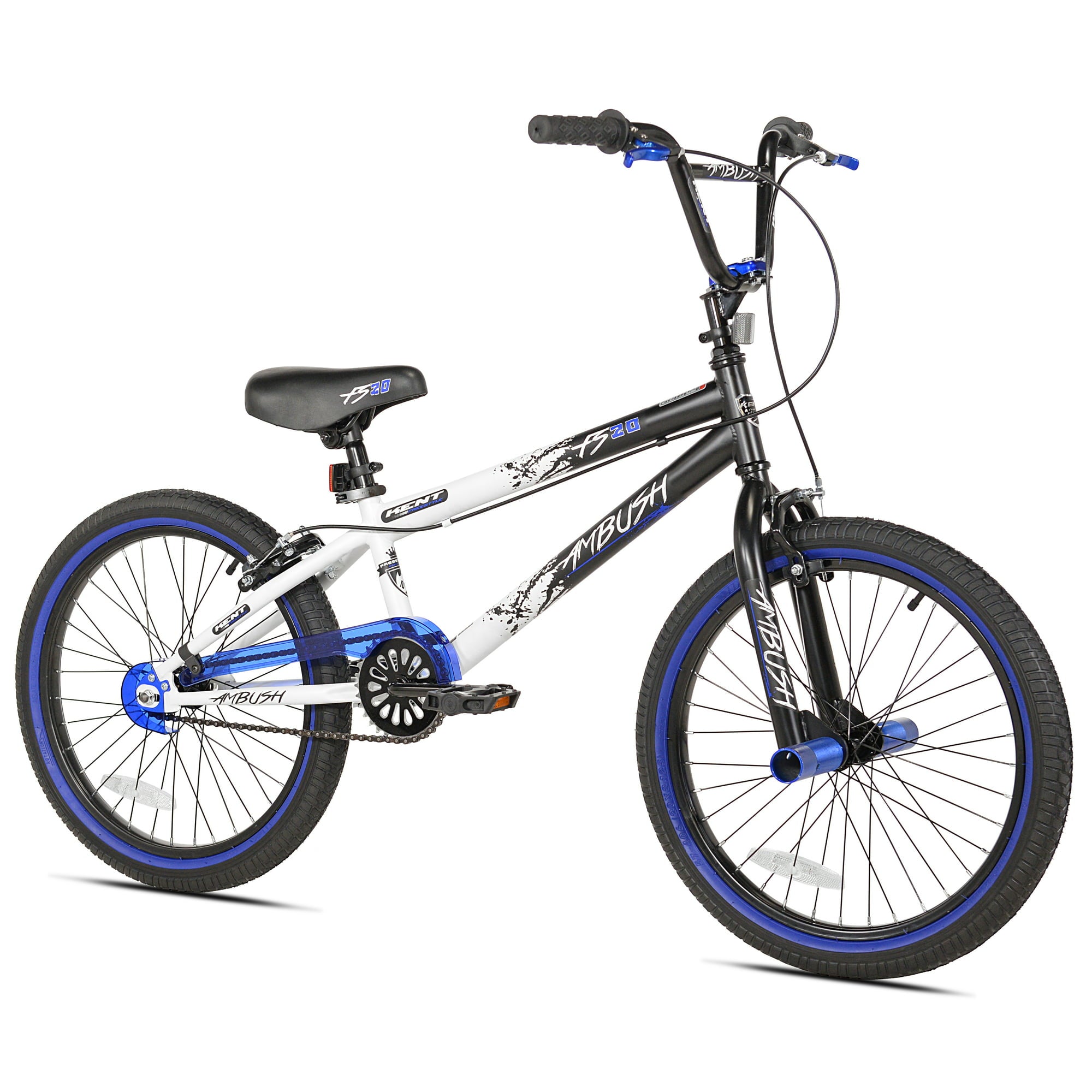 SUGIFT 20inch Ambush BMX Bike, Black/Blue