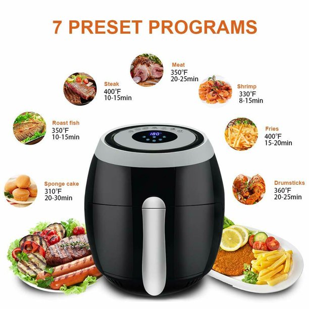 SUGIFT 1500W 5 Qt  Air Fryer