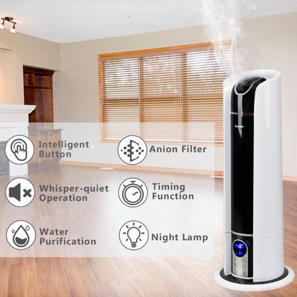 SUGIFT Humidifier With Remote 6L Cool Mist Air Diffuser