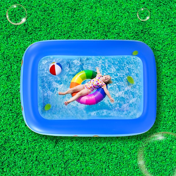 SUGIFT Inflatable Swim Pool for Kids, Family Indoor & Outdoor£¬70.8inW*55inD*23.6inH