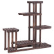 6-Tier Indoor/Outdoor Garden Wooden Plant Flower Stand