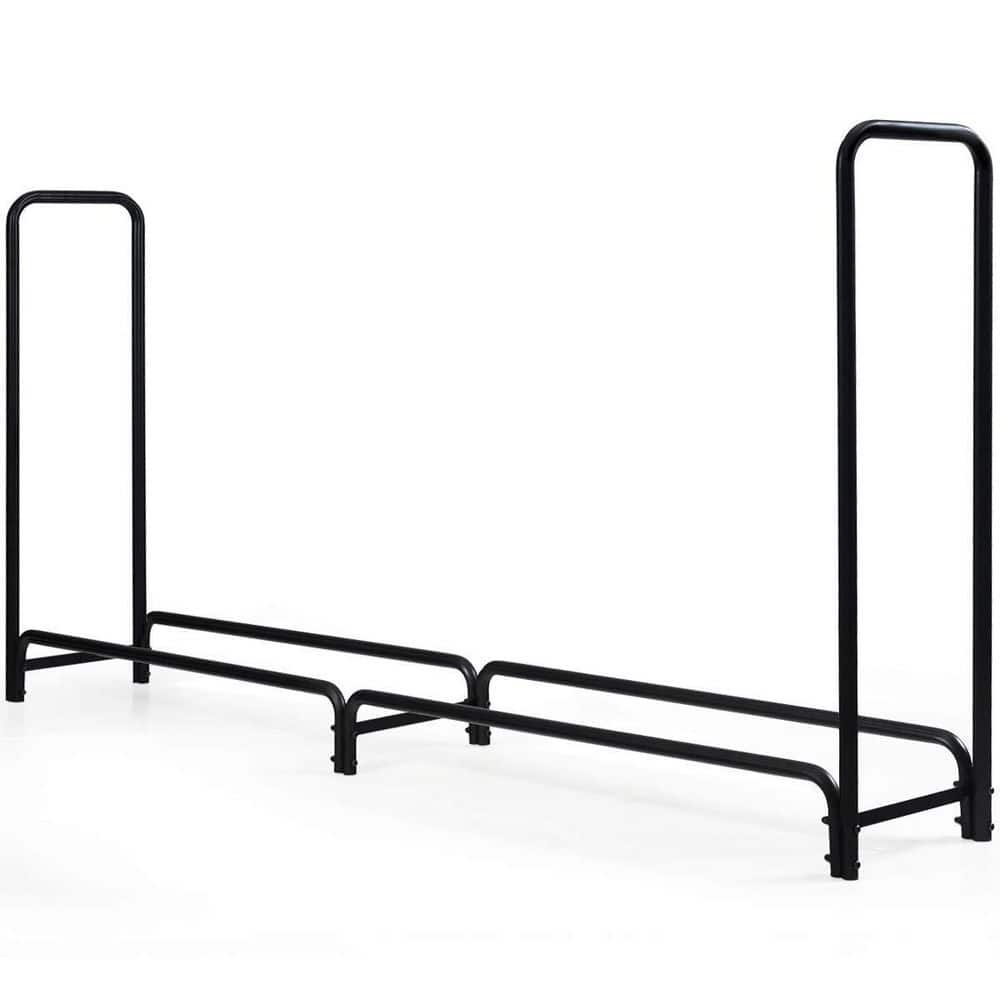 8 ft. Steel Outdoor Firewood Log Rack