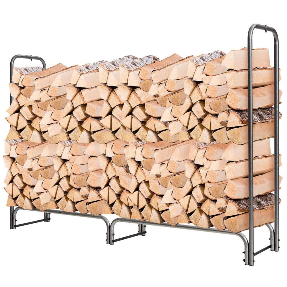 6 ft. Heavy-Duty Firewood Storage Log Rack