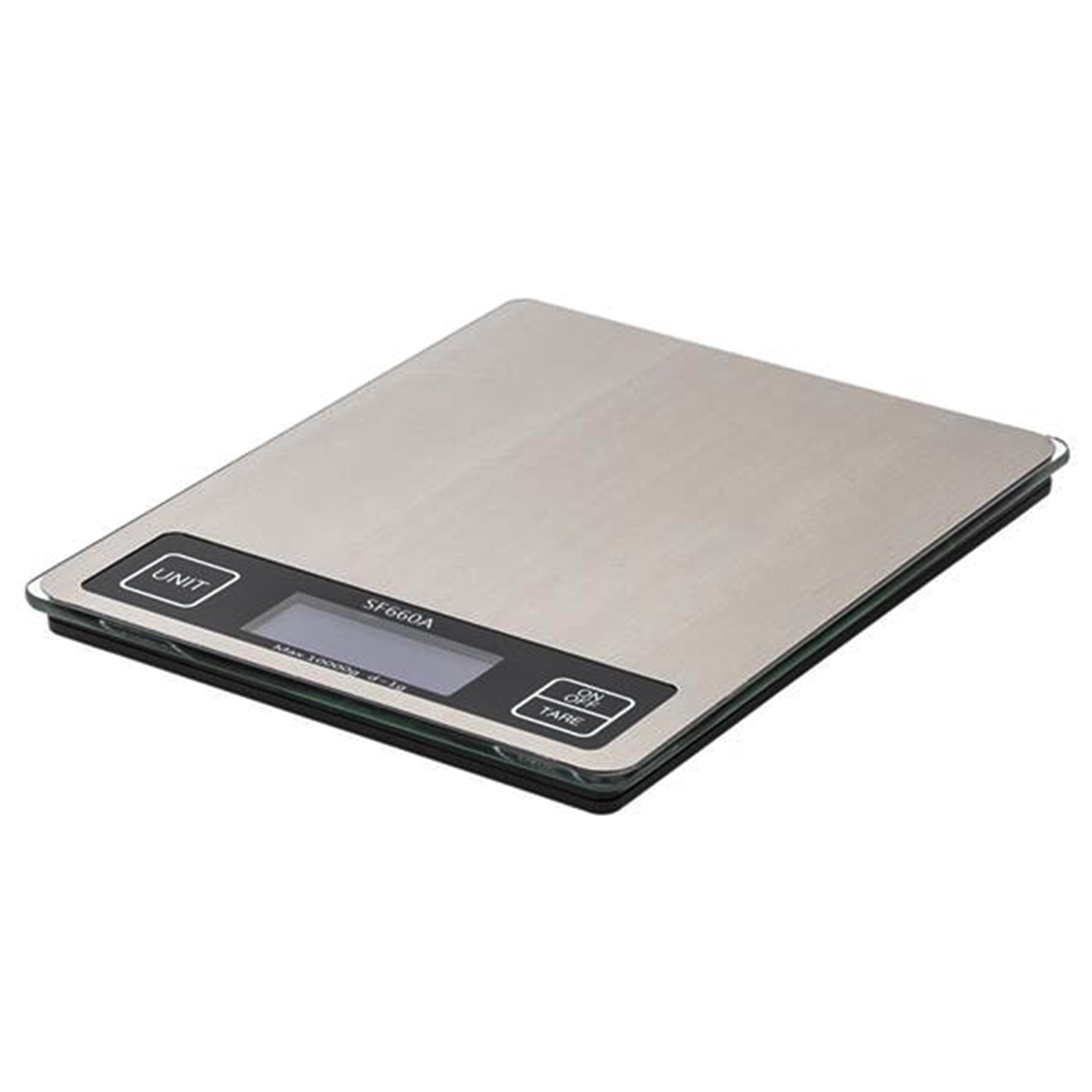 Digital Kitchen Scale, Small Food Weight Scale 1g-10kg with Stainless Steel  Platform Black