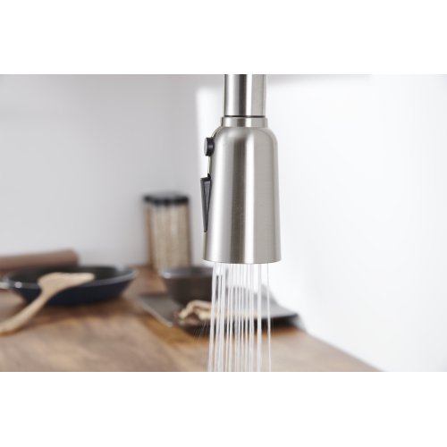 SUGIFT Kitchen Sink Faucet with Pull Out Sprayer Brushed Nickle