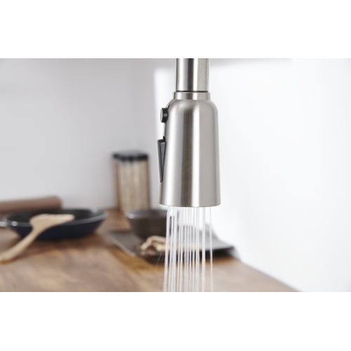 SUGIFT Kitchen Sink Faucet with Pull Out Sprayer Brushed Nickle