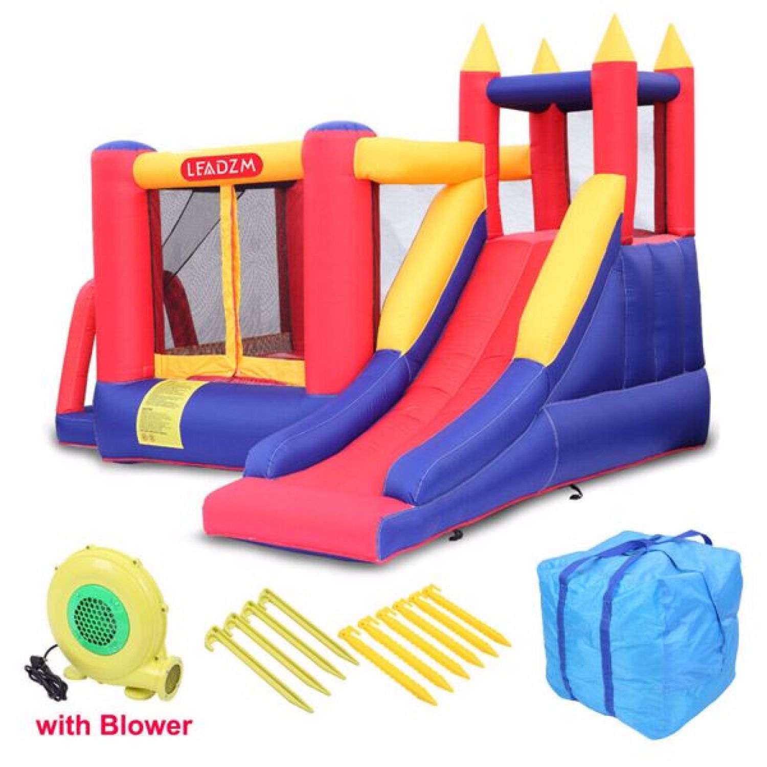 SUGIFT Inflatable Castle,Kid Activity Center,Party,420D Oxford Cloth Scraper Surface