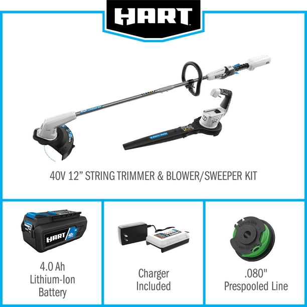 SUGIFT 20-Volt Cordless 12-inch String Trimmer and Blower Combo