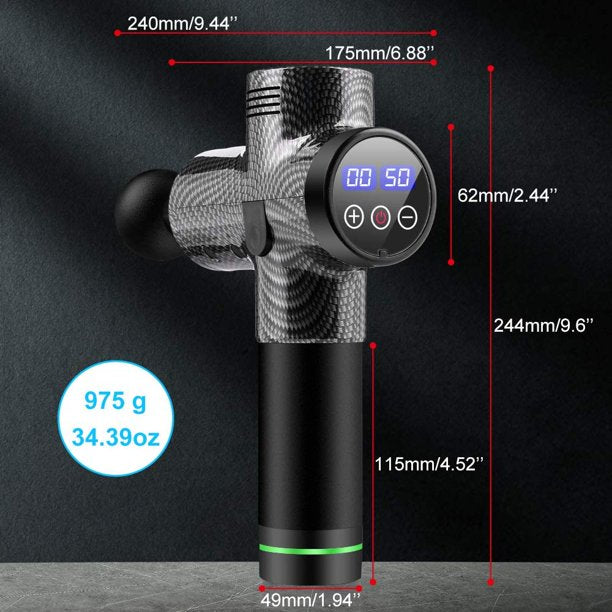 SKONYON Massage Gun, Muscle Therapy Gun, Hand Held Body Deep Muscle Massager