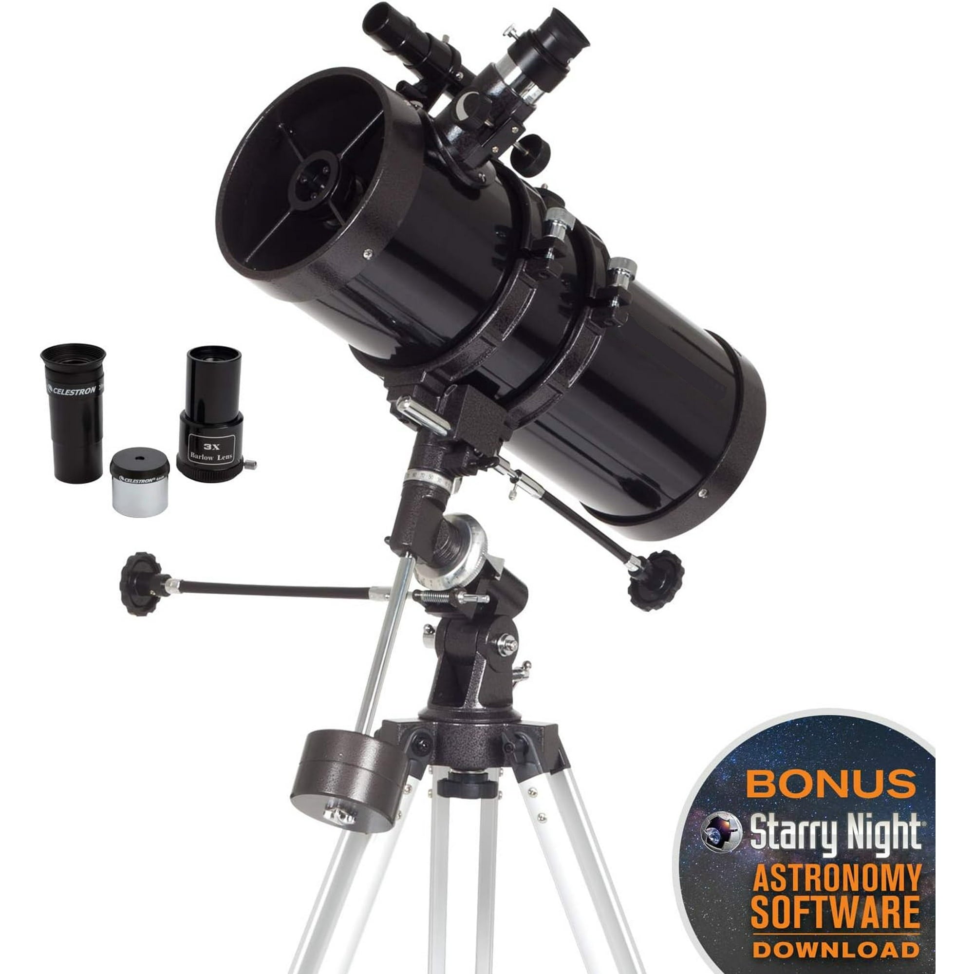 SUGIFT PowerSeeker 127EQ Telescope - Manual German Equatorial Telescope