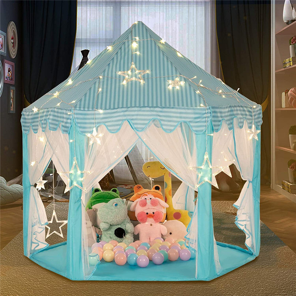 SUGIFT Children¡¯s Play Tent with Multi-Color Lights, Made of Durable Cloth, Suitable for Indoor