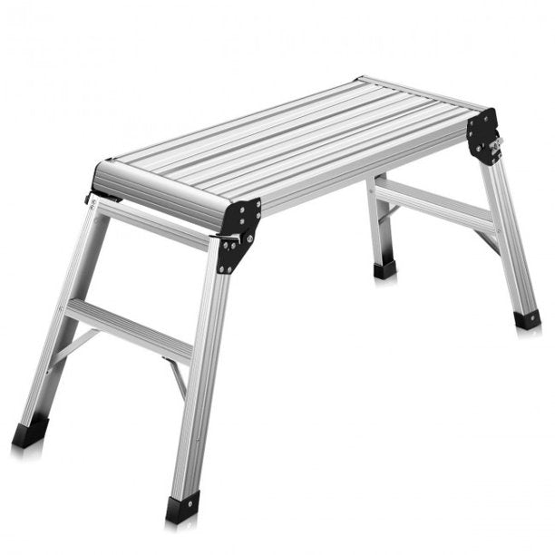 Portable Folding Step Stool Heavy Duty Bench Aluminum Step Ladder