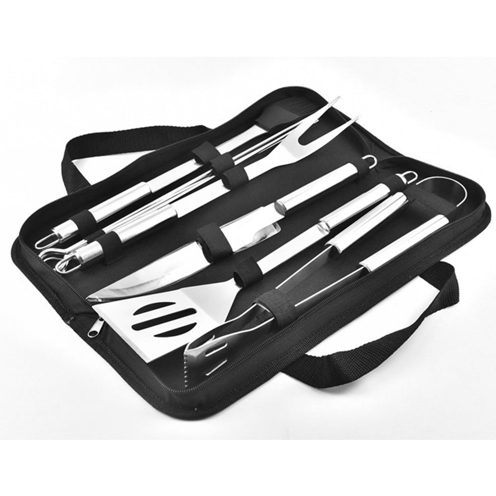 SUGIFT Grilling Accessories BBQ Tools Set, 9 Piece Stainless Steel Grill Kit with Case, Great Barbecue Utensil Tool for Men, Women, Dad