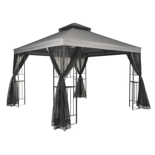 SUGIFT Gazebo 10x10 Ft with Mosquito Netting New Regency III
