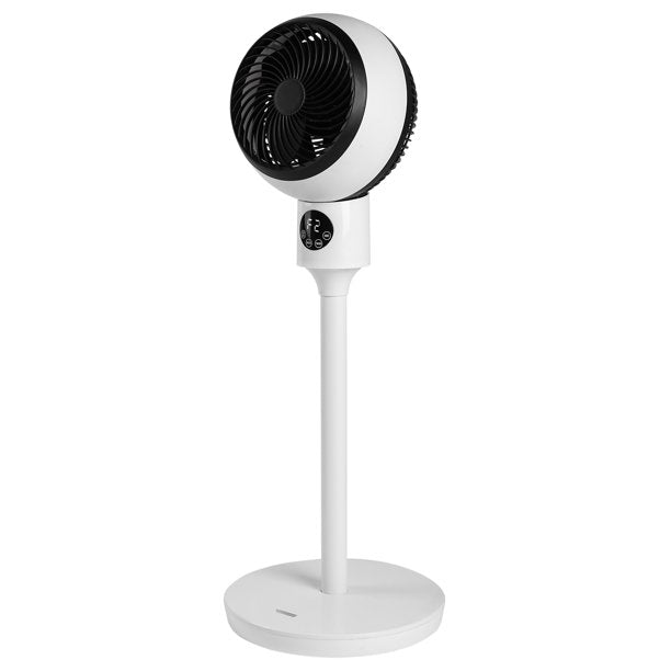 SUGIFT Oscillation Fan,Pedestal Fans,Stand Fans,Circulating 70¡ã,Pedestal Fan,Remote 3 Speeds,3 Modes,15 Hours Timing,LED Display,7 Inch,White