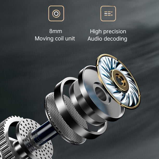 SUGIFT Wireless Earbuds, 220H Playtime Bluetooth 5.1 IPX5 Waterproof Touch Control