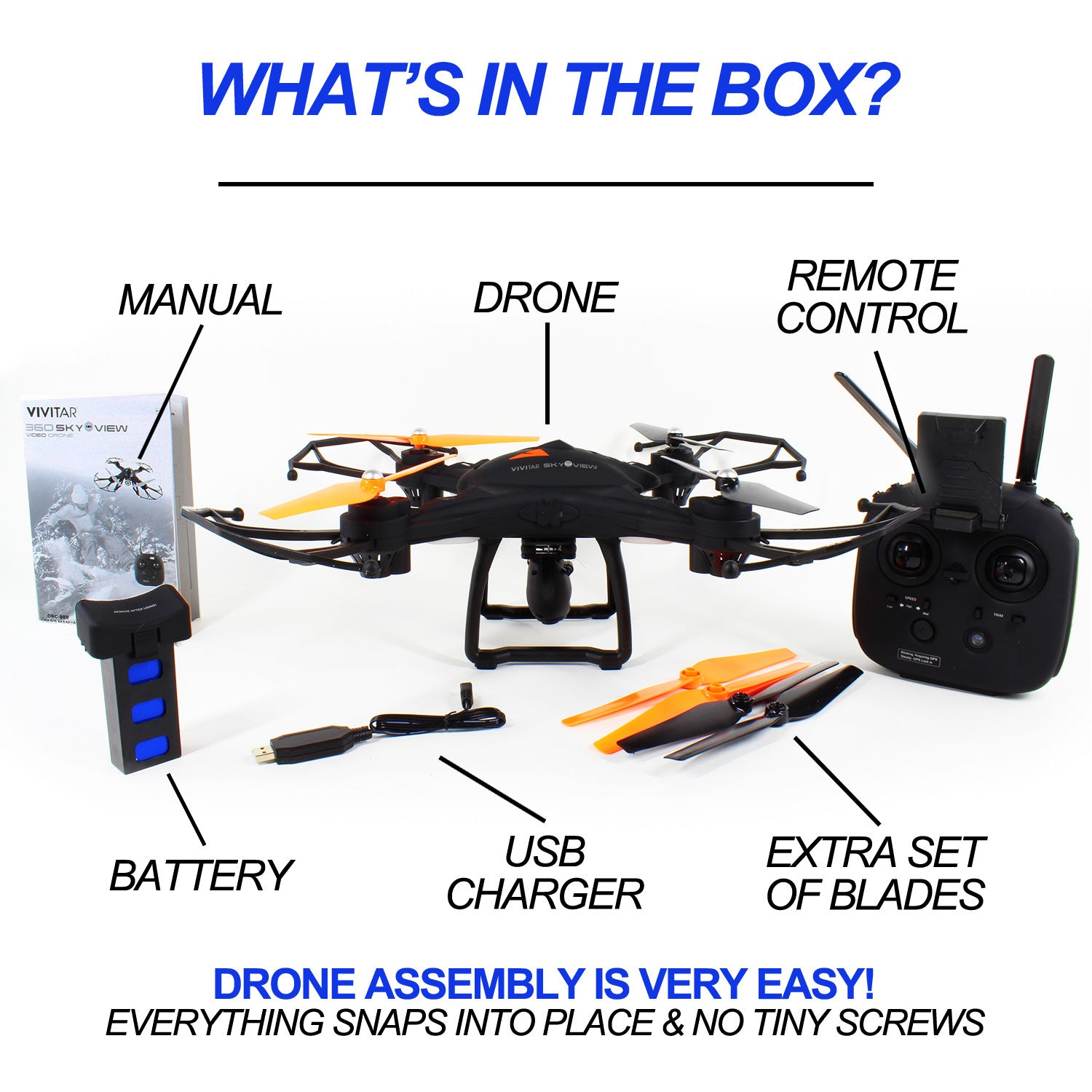 vivitar sky rider drone