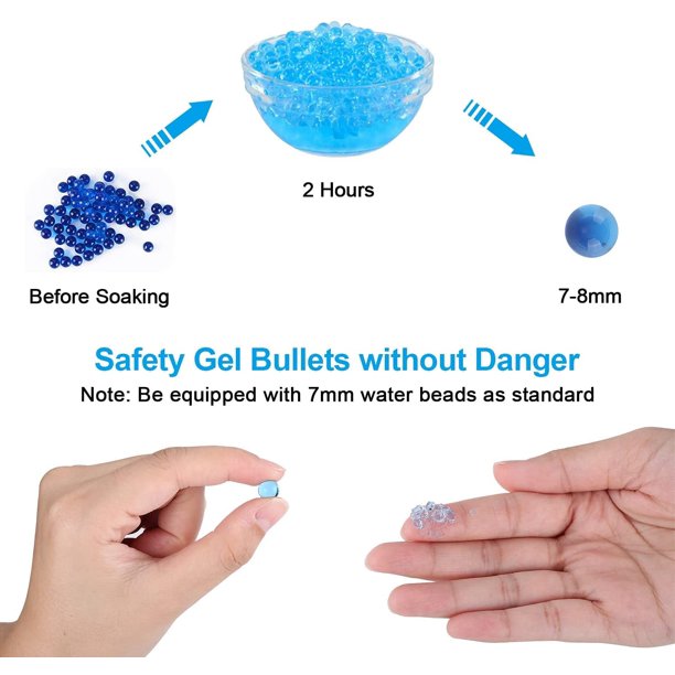 Electric Gel Ball Blaster, Full Auto Splatter Ball Blasters with 50000 Water Bead Rechargeable Battery Powered, Shoot Up to 65 Ft, Gel Ball Blaster for Boys & Girls, Age 12+