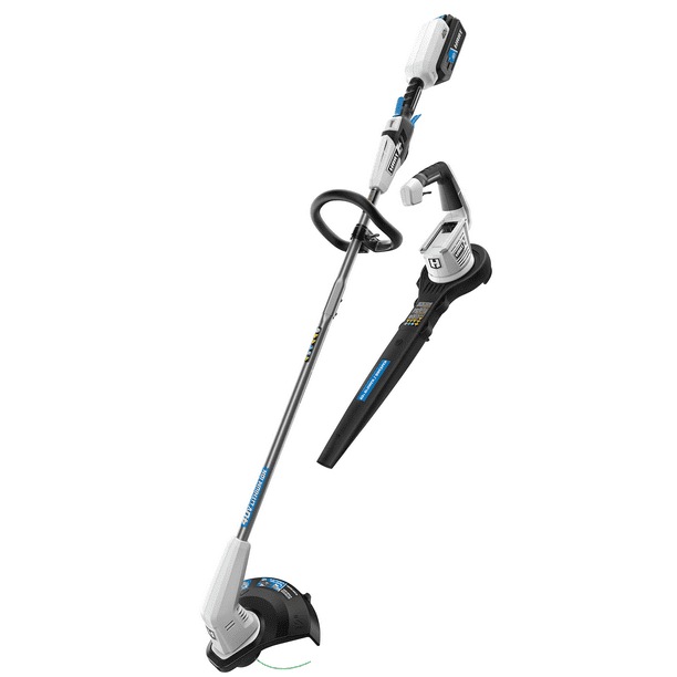 SUGIFT 20-Volt Cordless 12-inch String Trimmer and Blower Combo