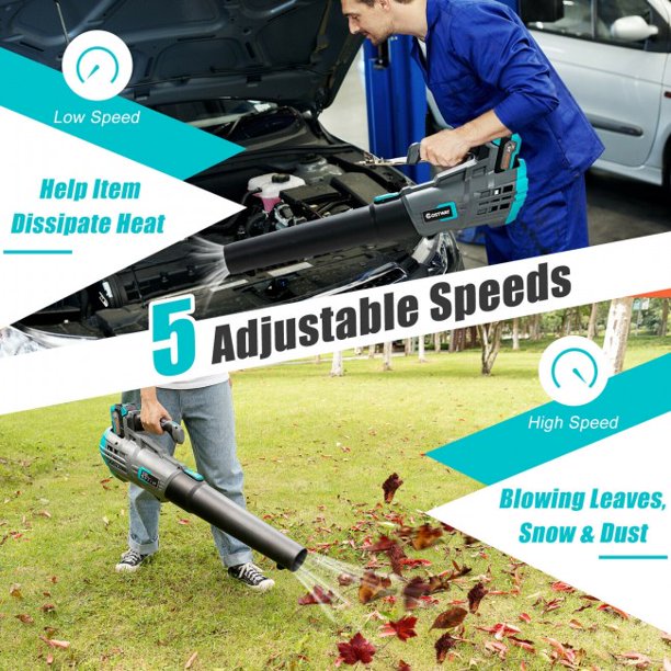 Leaf Blower Electrical Cordless Handheld Leaf Blower with Battery and Charger
