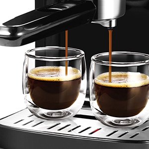SUGIFT Espresso Machine 20 Bar Coffee Machine With Foaming Milk Frother Wand, 1300W 900ml Removable Water Tank Coffee Maker, Espresso Cappuccino Latte Macchiato Home Barista