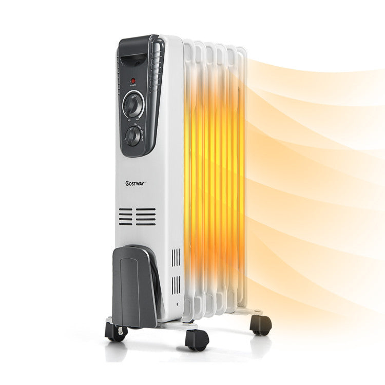 SUGIFT 1500W Electric Space Heater with Adjustable Thermostat