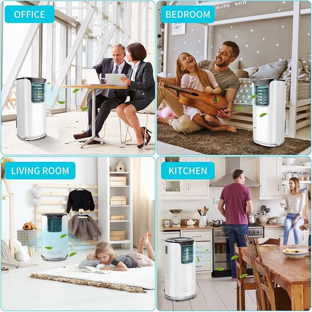 SUGIFT 500Sq Ft Portable AC Air Conditioner Provides 1,4000 BTU Cooler, Built-in Dehumidifier, Fan and Auto Mode Included Complete Window Mount Exhaust Kit&Remote Control 24 Timer Settings