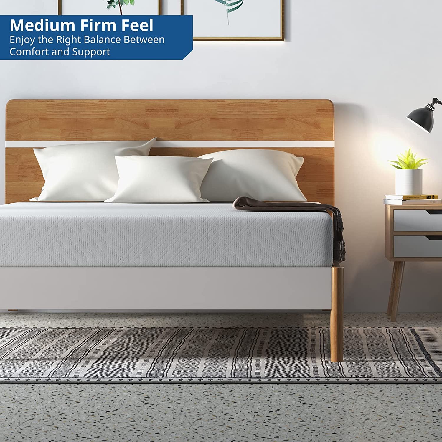 SUGIFT 8 Inch Gel Memory Foam Mattress, Twin