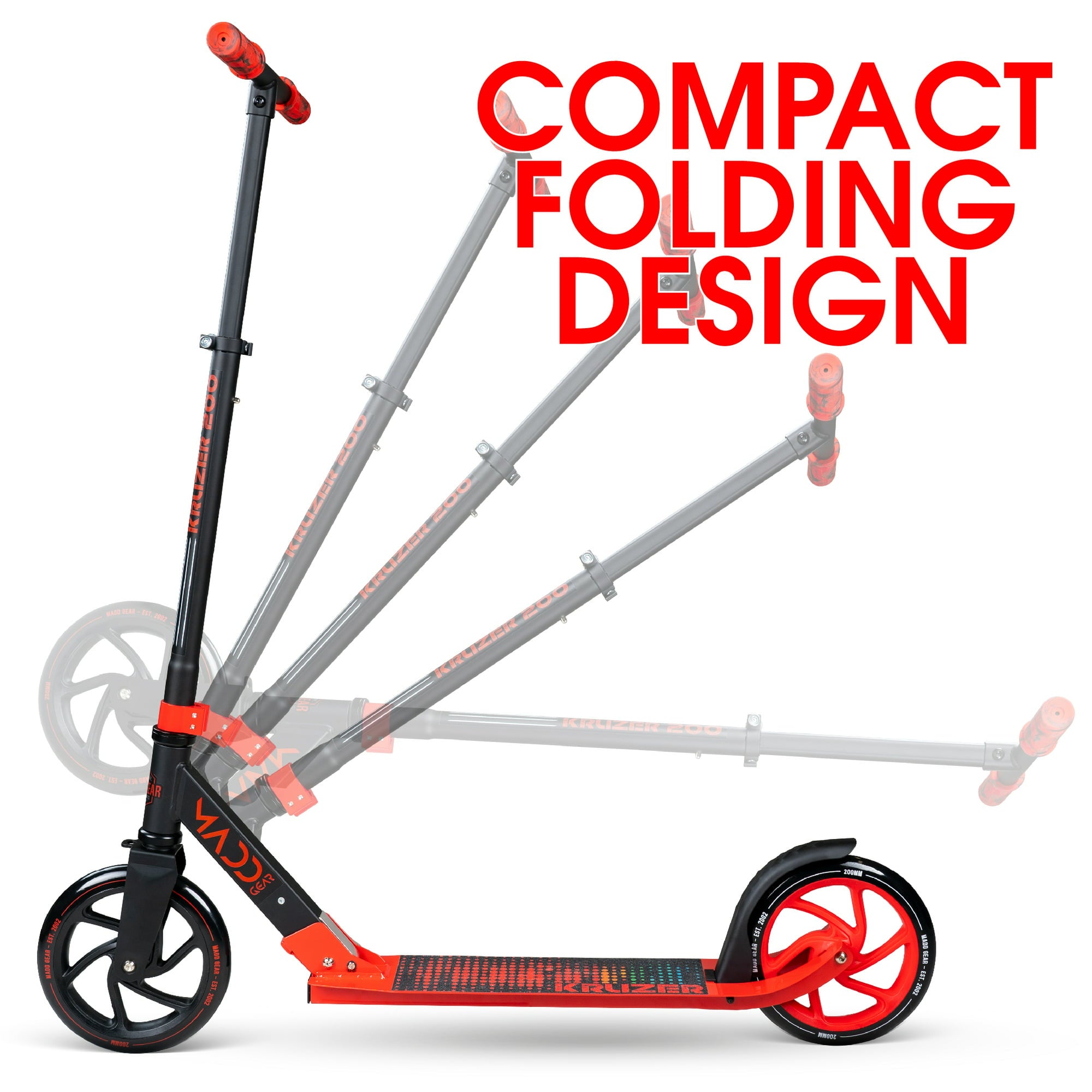 SUGIFT Kruzer 200mm Commuter Scooter - Easy folding - Height