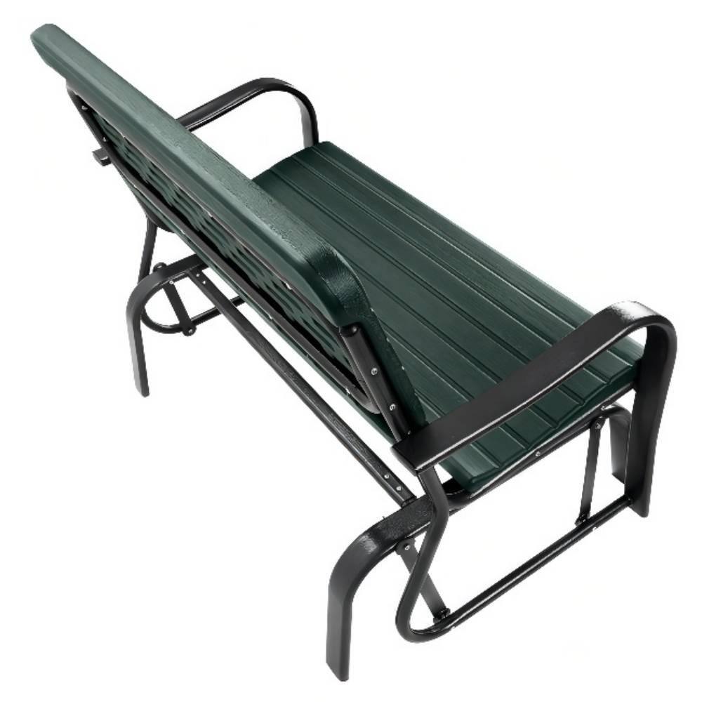 Metal Outdoor Patio Glider Bench