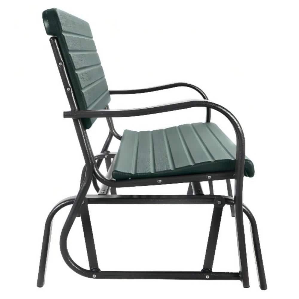 Metal Outdoor Patio Glider Bench