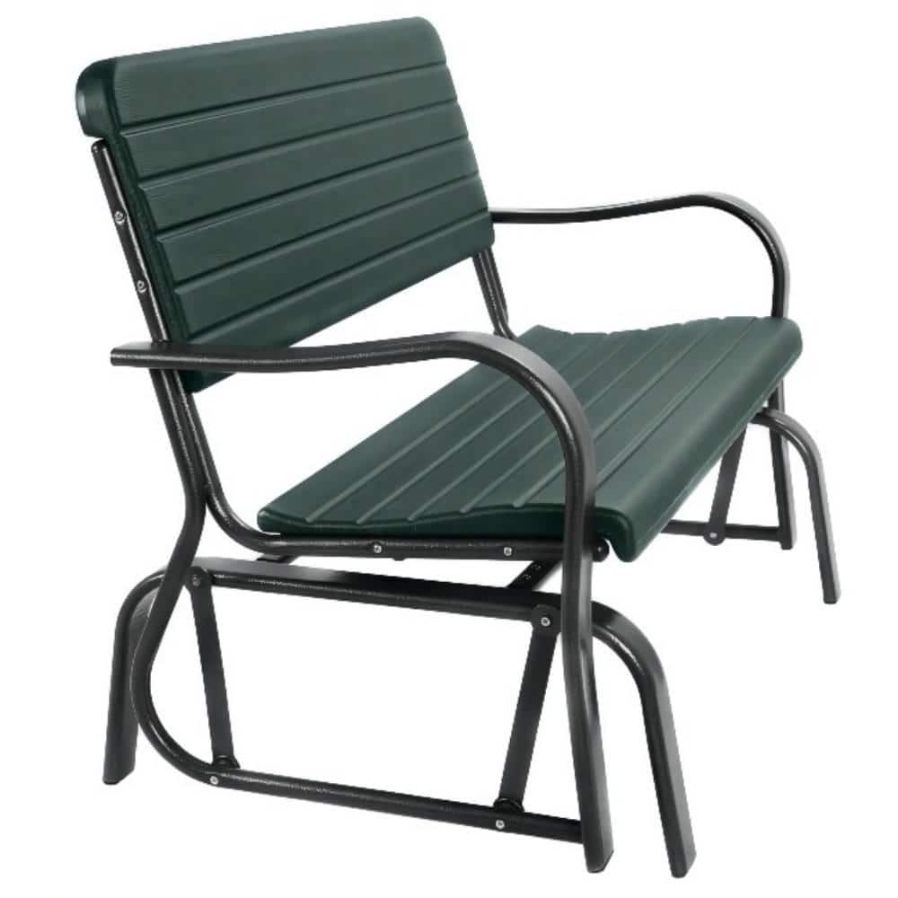 Metal Outdoor Patio Glider Bench