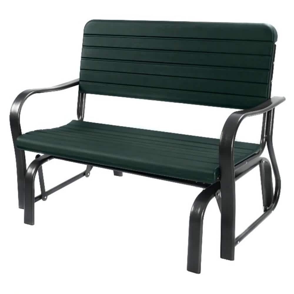Metal Outdoor Patio Glider Bench