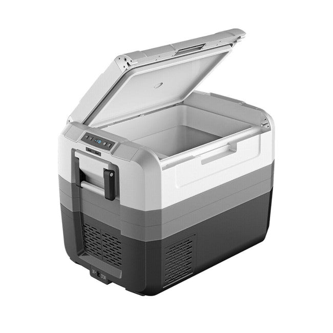 SUGIFT 58 Quart Electric Cooler with Handle,12V Portable Fridge for Vehicles Camping, Travel & Picnics